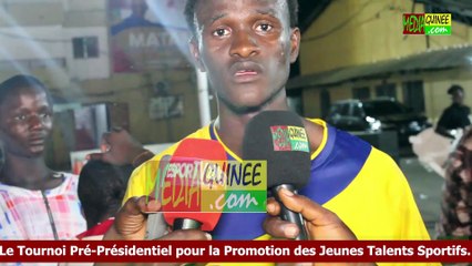 Le Tournoi Pré-Présidentiel pour la Promotion des Jeunes Talents Sportifs.