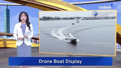 Taiwanese Defense Firm Puts on Coordinated Sea Drone Swarm