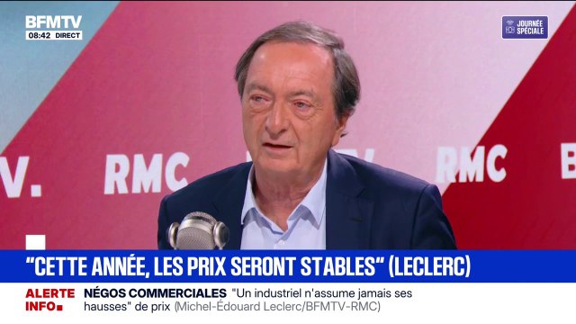 Négociation commerciales: les industriels ont la capacité, même si le (prix du) cacao ou le café augmente, de lisser les prix, estime Michel-Édouard Leclerc
