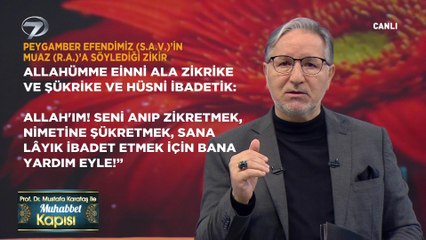 Prof. Dr. Mustafa Karataş ile Muhabbet Kapısı - 30 Kasım 2025