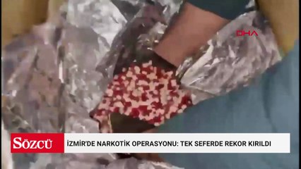 İzmir'de narkotik operasyonu: Tek seferde rekor kırıldı