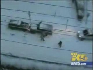 Accident de circulation à cause de la neige