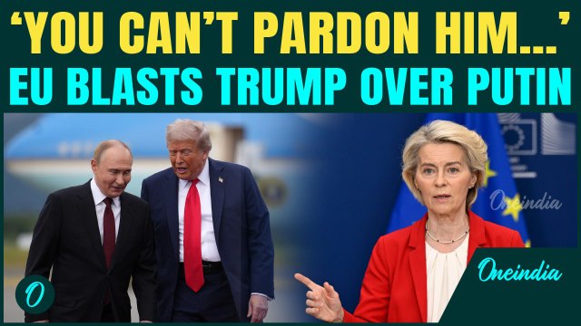 EU Demands Putin’s ARREST For War Crimes; Draws RED LINE on Trump’s Peace Plan |‘You can’t pardon..’
