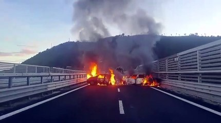 Assalto da film ad un portavalori sulla Salerno-Reggio Calabria, la trappola di fuoco tra Scilla e Bagnara. Bottino da 2mln