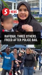 Rafidah Ibrahim, three others released on police bail