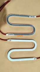 220v 1300w S shape carbon fiber heat lamps heating infrared bulb