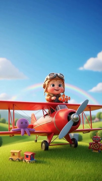 🔥Baby Tries to Fly a Giant Airplane #youtubeshorts #shortsfeed #trending #ytshorts #cartoon #shorts #dailymotion