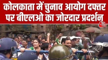 सड़कों पर उतरे BLO, कोलकाता में चुनाव आयोग के दफ्तर के बाहर जोरदार प्रदर्शन