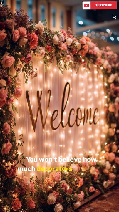 Welcome Gate Business Idea Luxury Event Entrance Décor Bridal Welcome Gate Setup Event Entrance Arch Business Custom Welcome Gate Decor Wedding Entrance Arch Idea Premium Event Gate Design   ---  Tags  #welcomeGate #eventdecor #eventplanning #weddingdecor