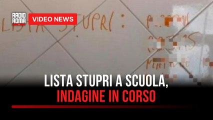 Lista stupri a scuola, indagine in corso