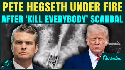 Trump to SACK Pete Hegseth? ‘Kill Everybody’ Order SCANDAL EXPLODES After Survivors HIT In Strike
