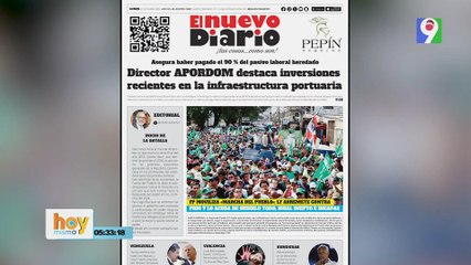 Titulares prensa dominicana lunes 01 de diciembre 2025 | Hoy Mismo