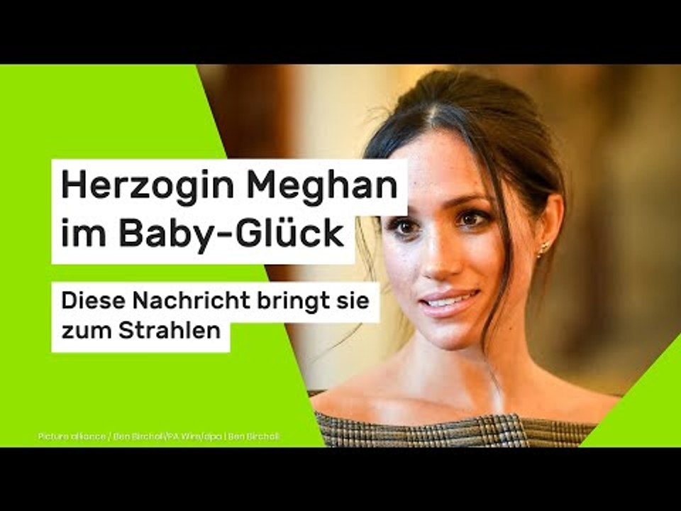 Herzogin Meghan im Baby-Glück - diese Nachricht bringt sie zum Strahlen