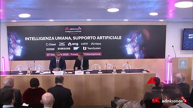 Ai: al Palazzo dell’informazione Adnkronos Q&A ‘Intelligenza umana, supporto artificiale’