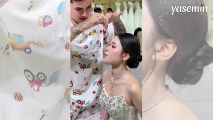 Çin'de yapılan gelin makyajı pes dedirtti! Geline 'sahte burun' takıldı