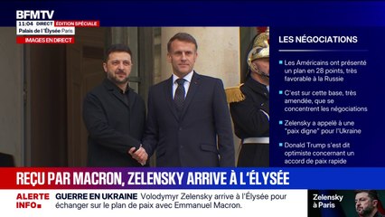 Guerre en Ukraine: Emmanuel Macron accueille Volodymyr Zelensky à l'Élysée