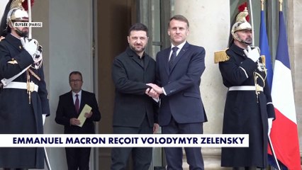 Emmanuel Macron reçoit Volodymyr Zelensky à l'Élysée pour évoquer l'issue de la Guerre en Ukraine