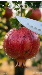 Ultra Clean Knife Cut | Pomegranate ASMR Slice