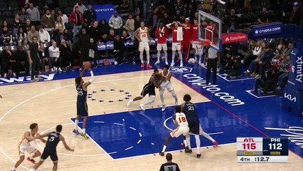 Hawks - Atlanta bat les 76ers après un double-overtime épique