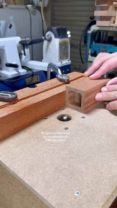 Ingenious Wooden Hinges on a Tiny Box @shorts @woodworking @diy_Full-HD