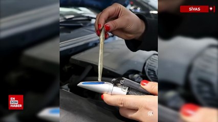 Sivas’ta 45 kişilik serviste çalışan tek kadın usta Dilara İsaoğulları