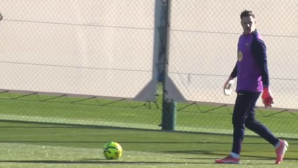 Ter Stegen ya se entrena con el grupo 