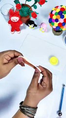 🍕✨ Mini Pizza Bread Egg & Noodle Bowl Made with Clay | Satisfying Clay Art #Shorts #DIY #craft #fory