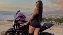 Glam motorbike influencer killed after premonition