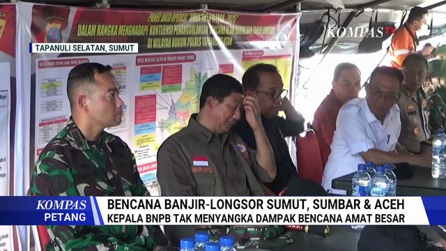 Kaget Lihat Gelondongan Kayu Dampak Banjir Bandang Tapanuli Selatan, Kepala BNPB Minta Maaf