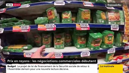 Source d’habituelles tensions sur fond de guerre des prix, les négociations commerciales annuelles entre la grande distribution et l’industrie agroalimentaire démarrent aujourd'hui - VIDEO