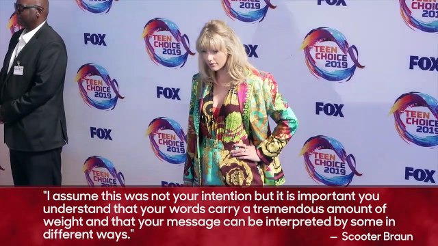 Scooter Braun Breaks Silence on Ongoing Feud With Taylor Swift | THR News