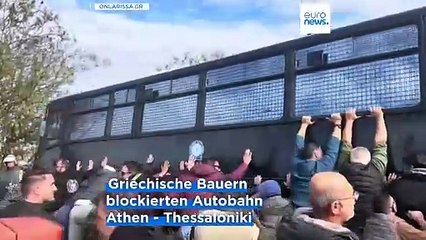 Bauern-Proteste in Griechenland eskalieren, neue Blockade, Verletzte und Festnahmen