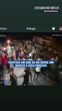 Tiroteio em bar deixa um morto e oito pessoas baleadas na Grande BH