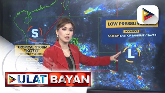 LPA sa labas ng PAR, binabantayan ng PAGASA, posibleng magpaulan sa Miyerkoles