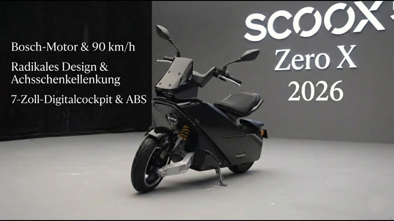 Elektro-Exot für die Stadt? Scoox Zero X7 vorgestellt