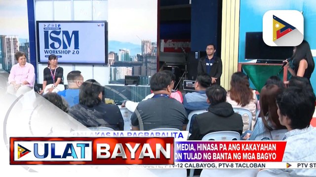 ISM sumalang sa pagsasanay ng PAGASA para sa tamang pagbabalita ng lagay ng panahon tulad ng banta ng bagyo | ulat ni Harley Valbuena