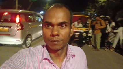 Juhu Beach Mumbai Night video