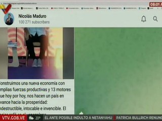 Presidente Nicolás Maduro: Construimos una nueva economía con amplias fuerzas productivas