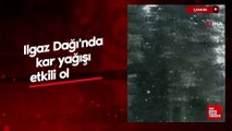 Ilgaz Dağı'nda kar yağışı etkili olmaya başladı