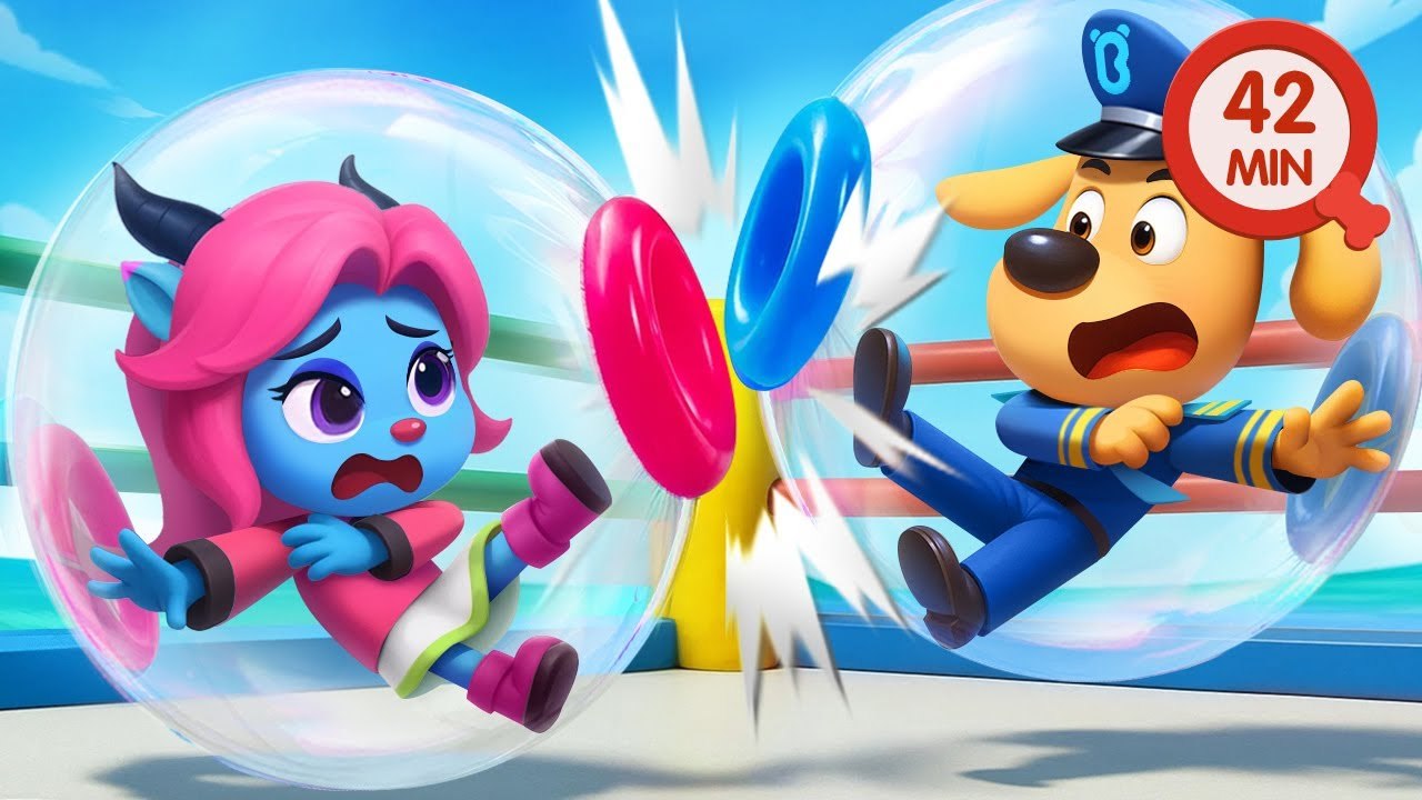 Big Challenge Day | Fun Story | Police Cartoon | Safety Rules for Kids