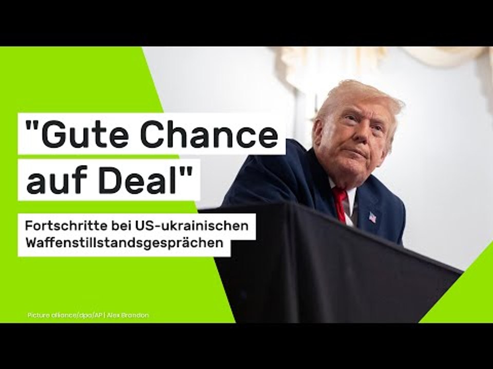 'Gute Chance auf Deal' – Fortschritte bei US-ukrainischen Waffenstillstandsgesprächen
