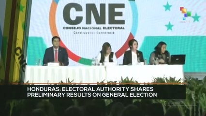 FTS 8:30 01-12: Honduras: electoral authority shares preliminary results on general election