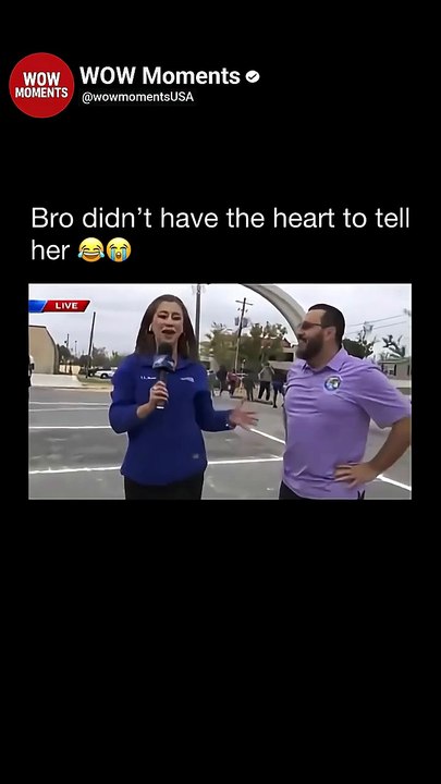 Bro didn't have the heart to tell her 😂