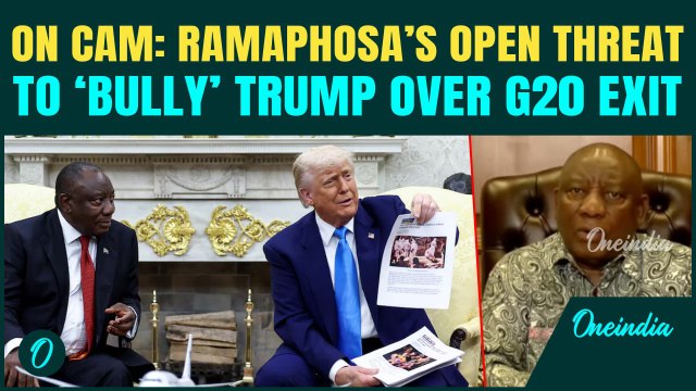FULL VIDEO: Trump Vs Ramaphosa EXPLODES | Ramaphosa REJECTS Trump’s G20 Ban Threats | S.Africa Vs US