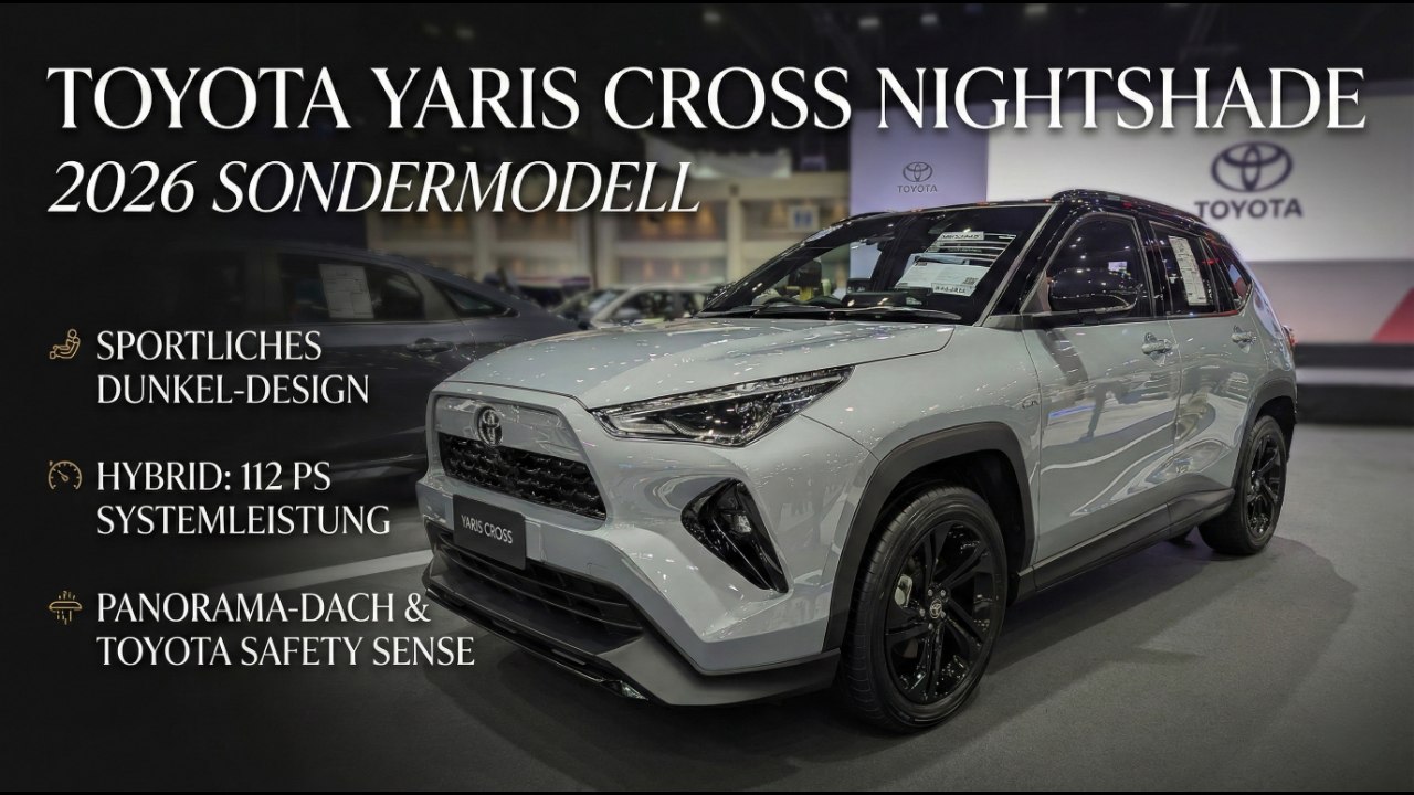 Nightshade Edition im Check: Toyota Yaris Cross 2025 mit Hybrid-Power