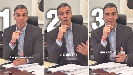 El ‘periodista’ Sánchez hace un repaso a la actualidad en un vídeo, pero se olvida de Ábalos, Begoña, Koldo y Otegi