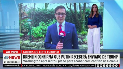 Putin recebe enviado de Trump para debater plano de paz