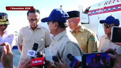 [FULL] Kata Prabowo usai Cek Pengungsi Sumbar: Pelan-Pelan Kita Kembalikan ke Normal