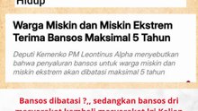 Trus habis kuota 5 tahun kalo masi miskin gimana #news