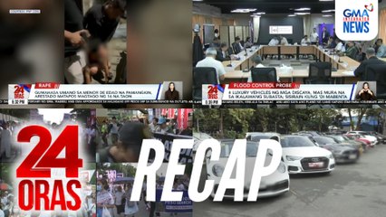 24 Oras: (Part 1) Nakumpiskang 'di rehistradong vape | "Trillion Peso March" nitong Nov. 30 | Handa ang pangulo na humarap sa ICI - Palasyo, atbp.